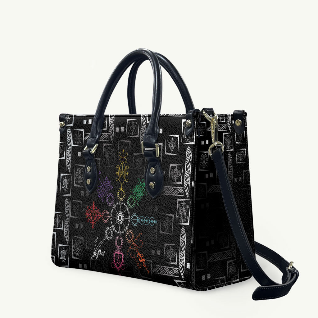 Afro Haiti Vodou Milokan Leather Bag