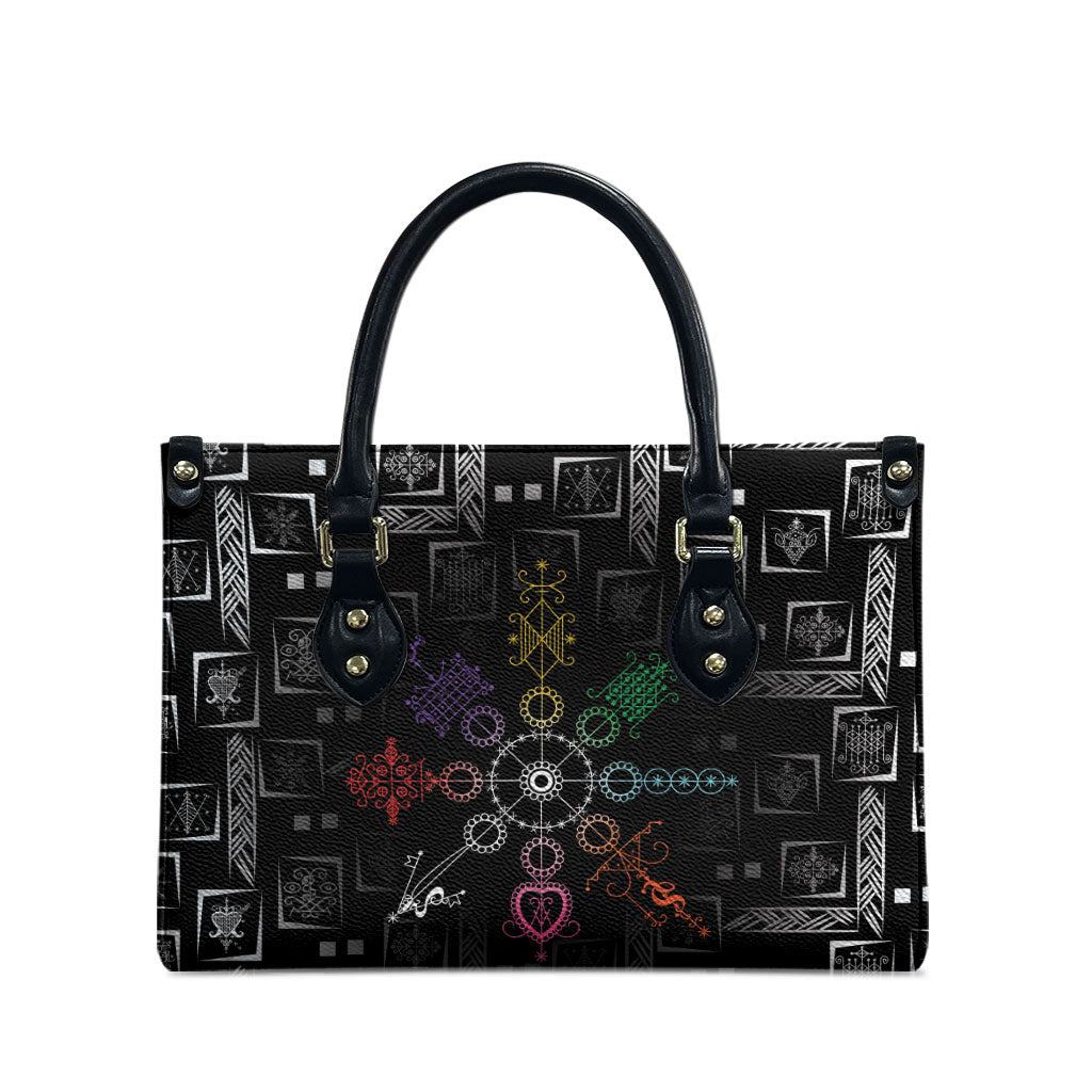 Afro Haiti Vodou Milokan Leather Bag