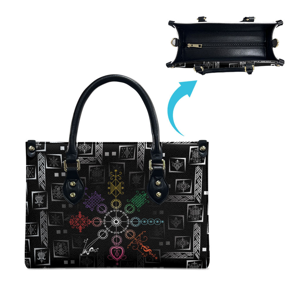 Afro Haiti Vodou Milokan Leather Bag