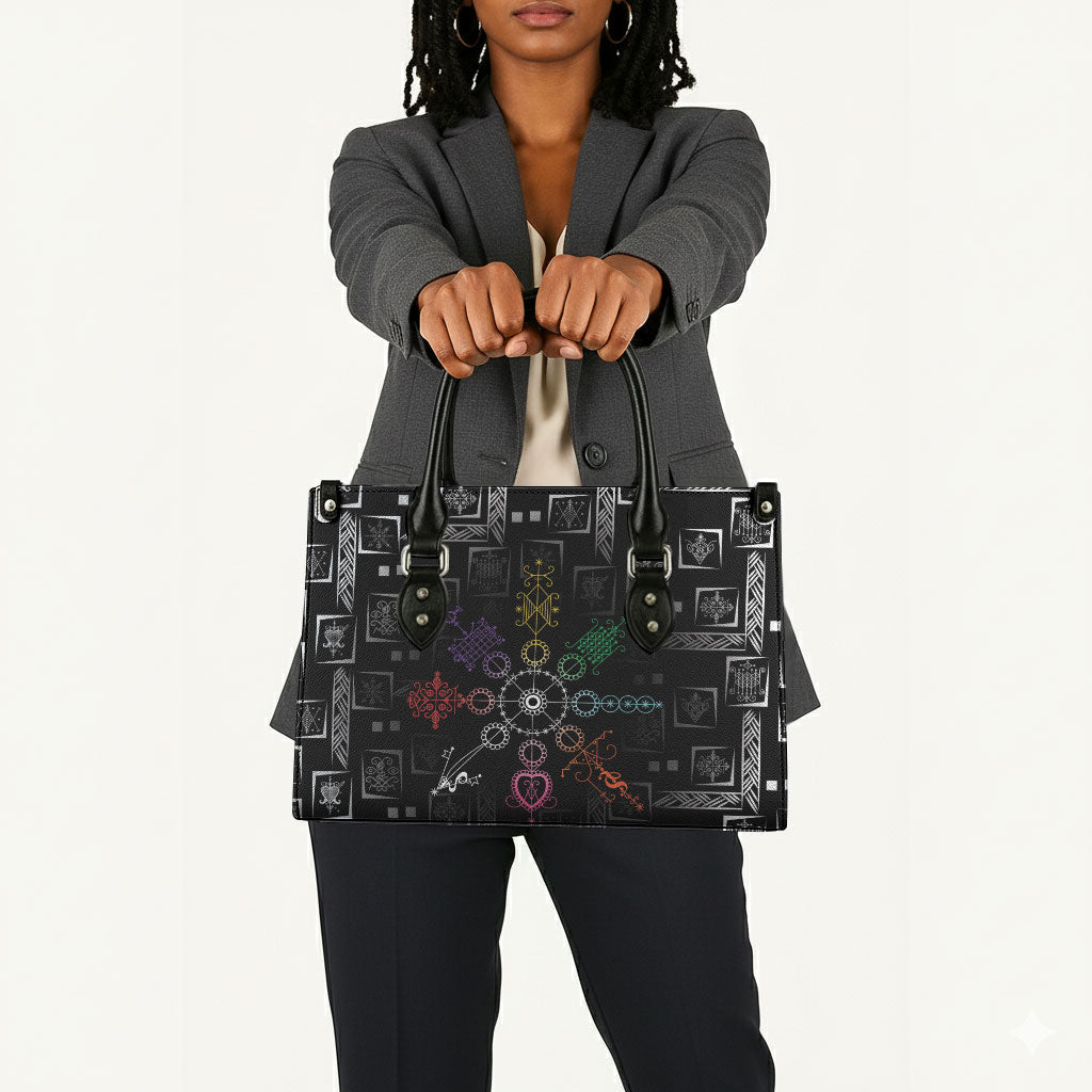 Afro Haiti Vodou Milokan Leather Bag