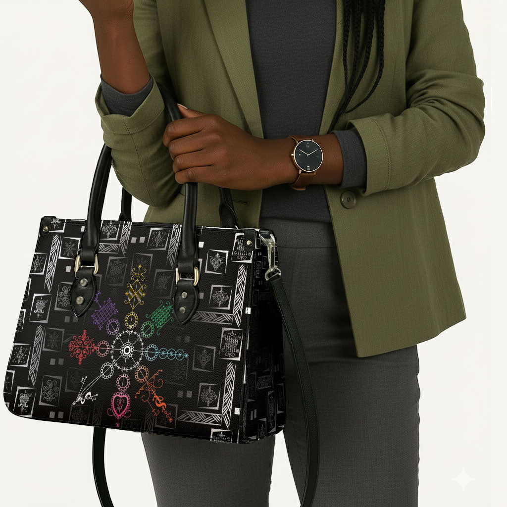 Afro Haiti Vodou Milokan Leather Bag