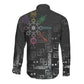 Afro Haiti Vodou Milokan Long Sleeve Button Shirt