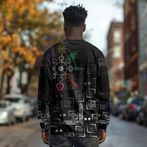 Afro Haiti Vodou Milokan Long Sleeve Shirt