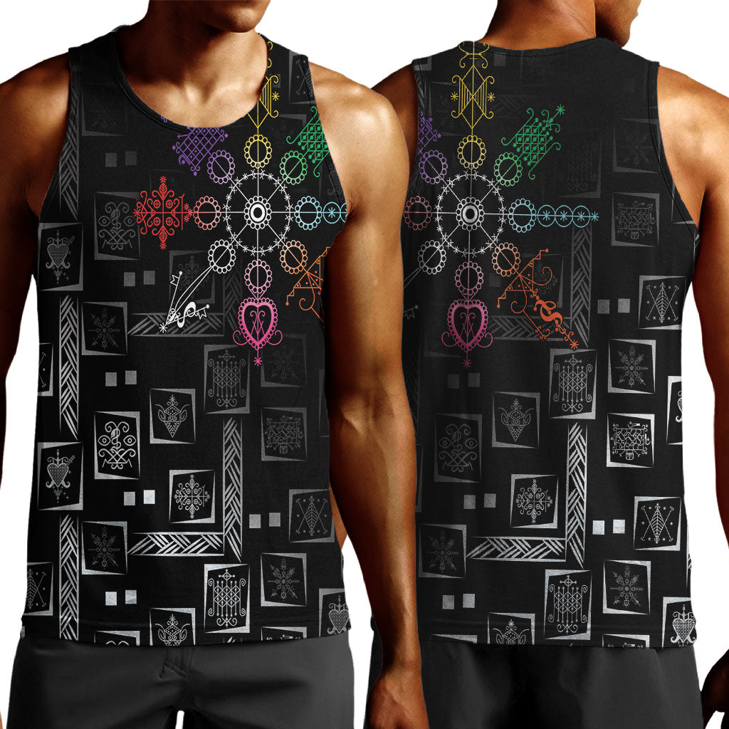 Afro Haiti Vodou Milokan Men Tank Top