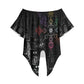 Afro Haiti Vodou Milokan Off Shoulder Wrap Waist Top