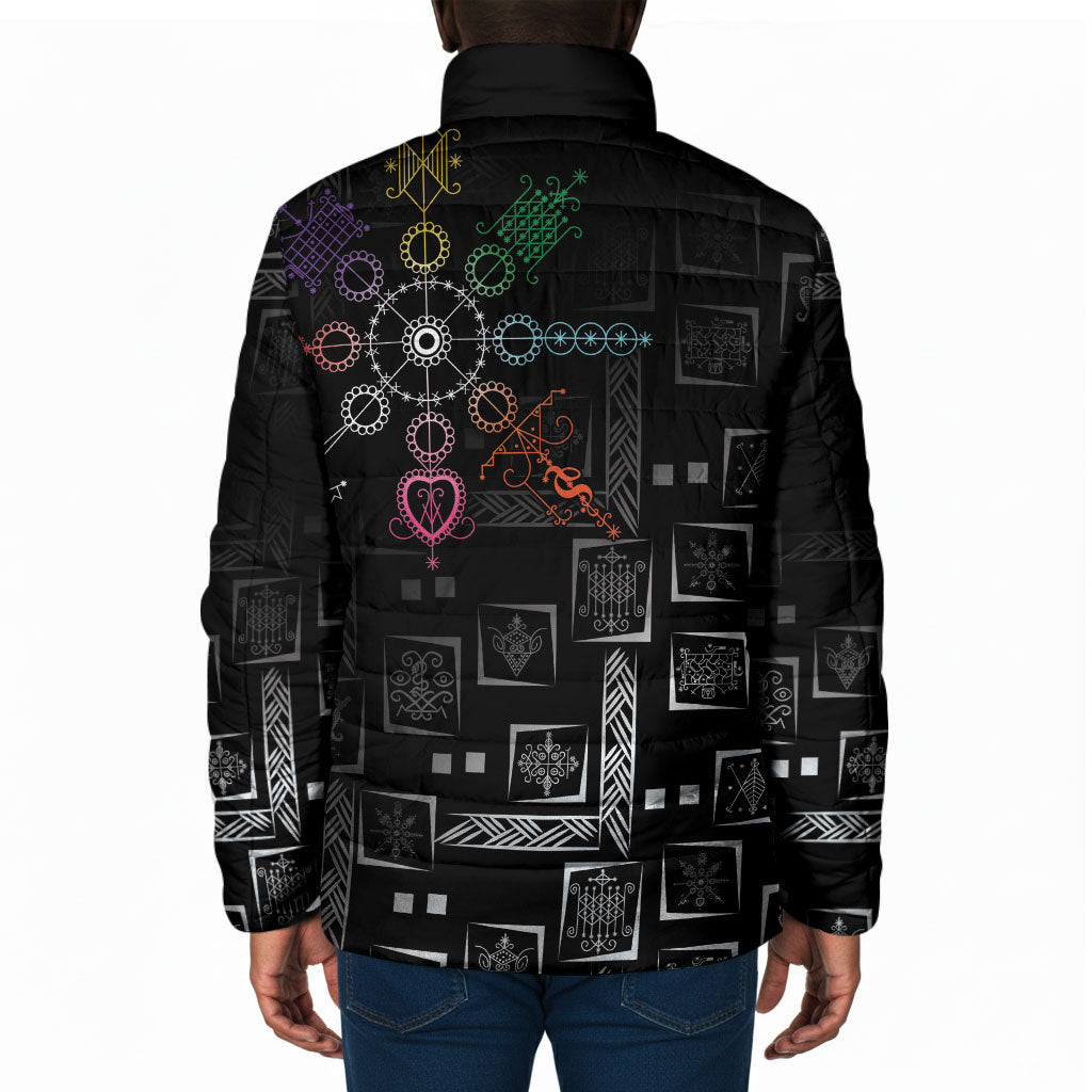 Afro Haiti Vodou Milokan Padded Jacket