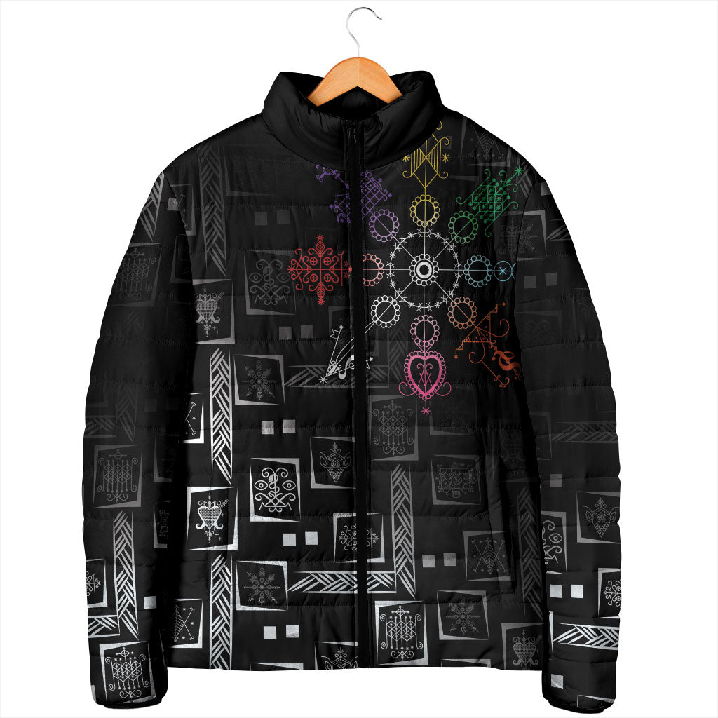 Afro Haiti Vodou Milokan Padded Jacket