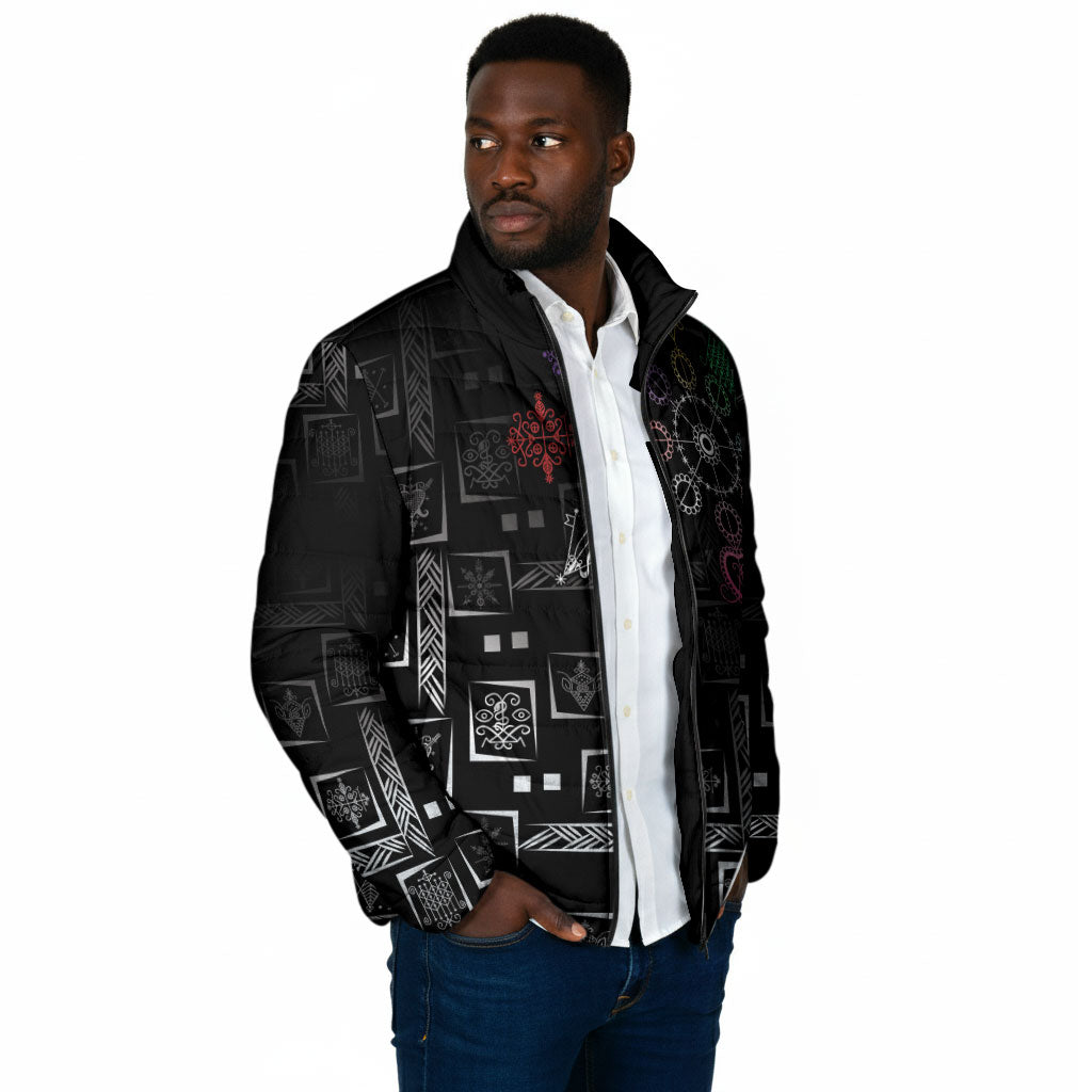 Afro Haiti Vodou Milokan Padded Jacket
