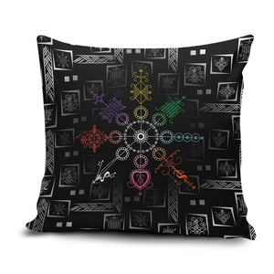 Afro Haiti Vodou Milokan Pillow Cover