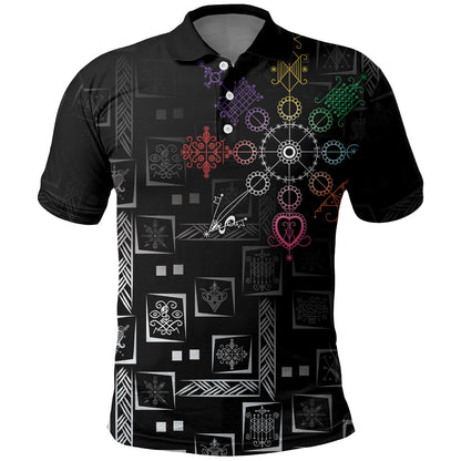 Afro Haiti Vodou Milokan Polo Shirt