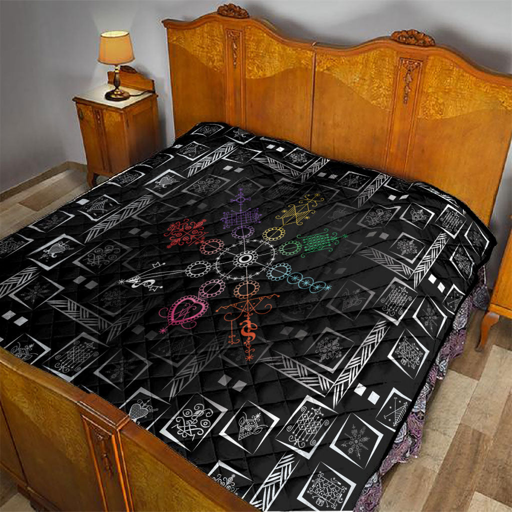Afro Haiti Vodou Milokan Quilt