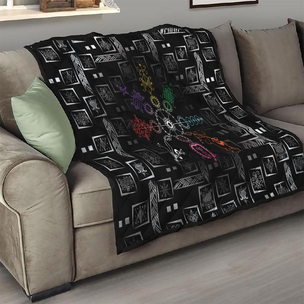 Afro Haiti Vodou Milokan Quilt