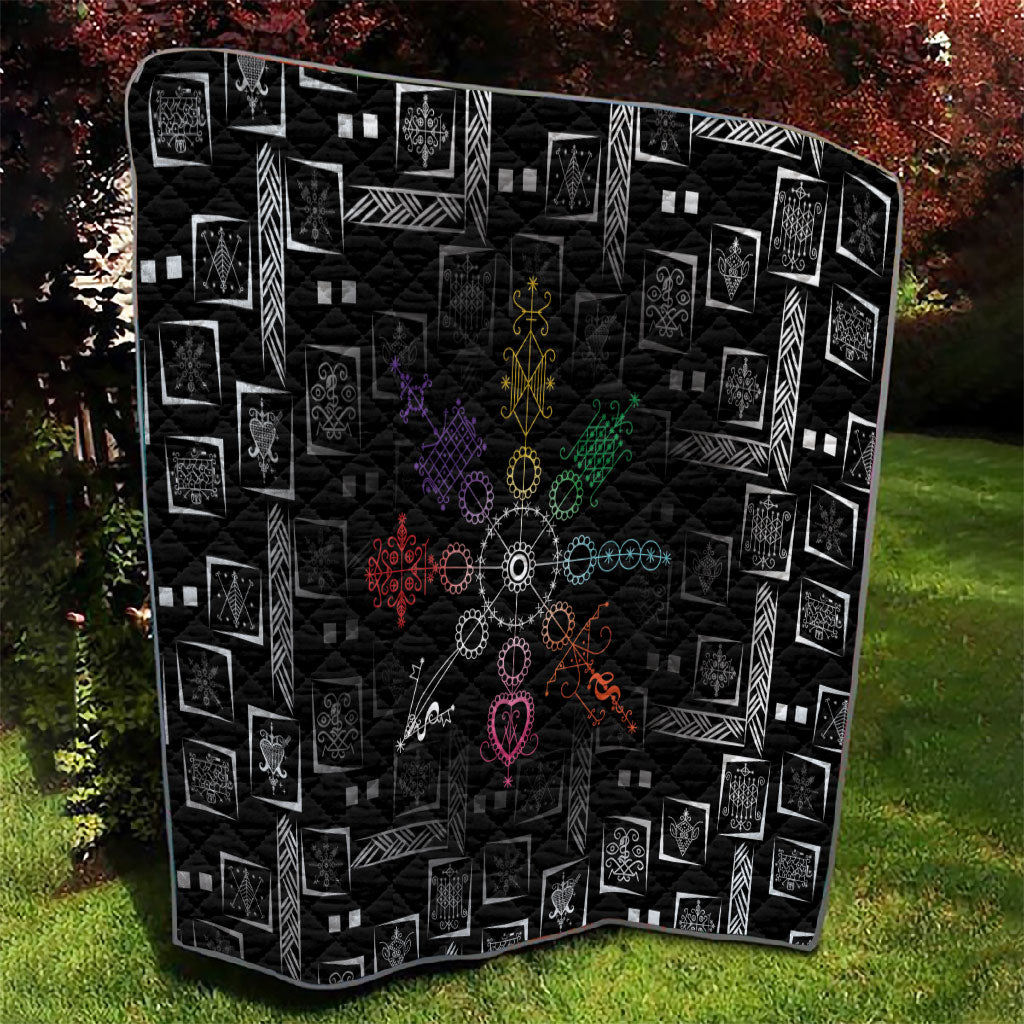 Afro Haiti Vodou Milokan Quilt