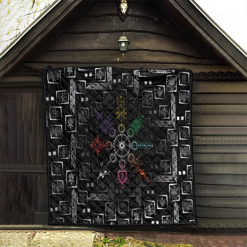 Afro Haiti Vodou Milokan Quilt
