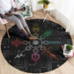 Afro Haiti Vodou Milokan Round Carpet