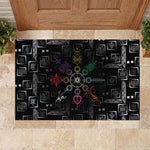 Afro Haiti Vodou Milokan Rubber Doormat