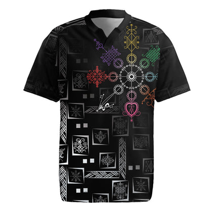 Afro Haiti Vodou Milokan Rugby Jersey