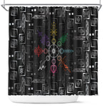 Afro Haiti Vodou Milokan Shower Curtain