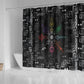 Afro Haiti Vodou Milokan Shower Curtain