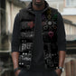 Afro Haiti Vodou Milokan Sleeveless Puffer Jacket