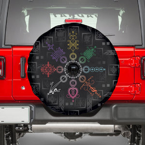 Afro Haiti Vodou Milokan Spare Tire Cover