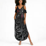 Afro Haiti Vodou Milokan Summer Maxi Dress