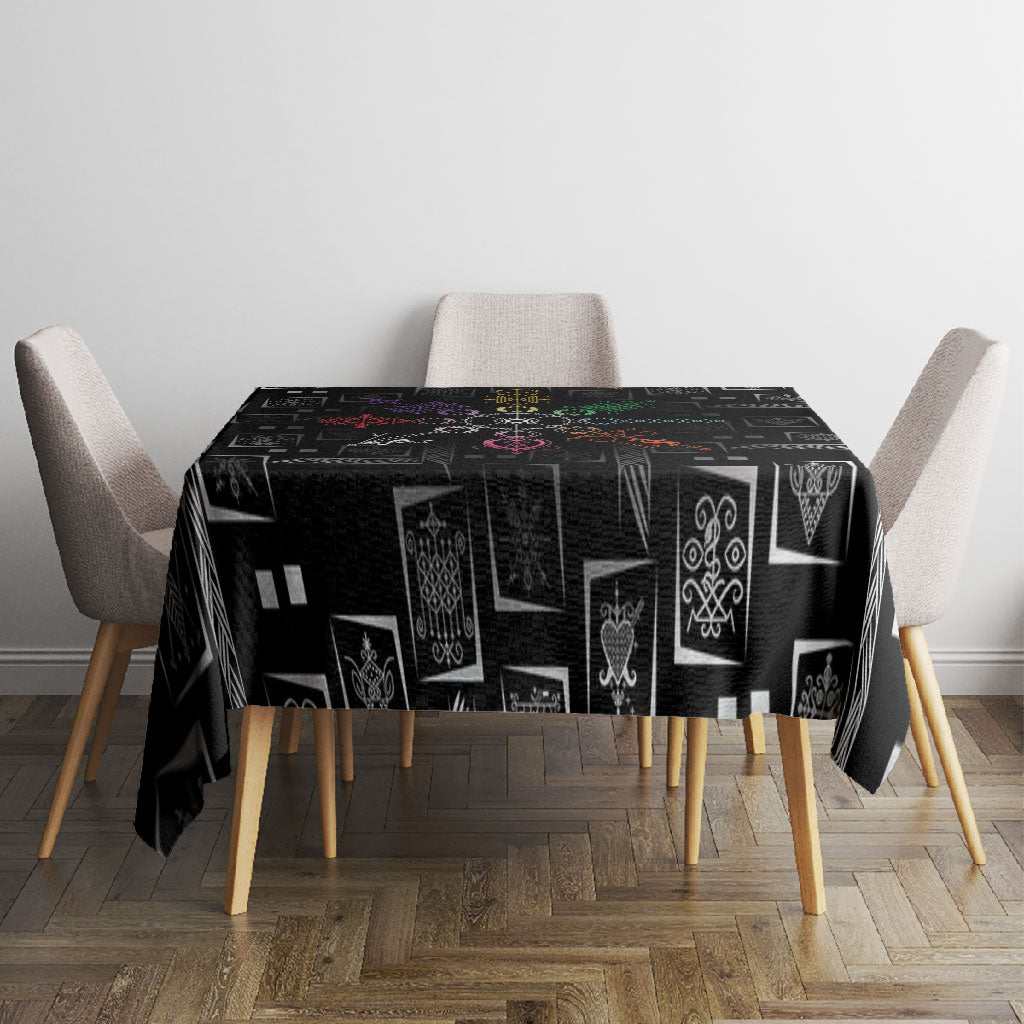Afro Haiti Vodou Milokan Tablecloth
