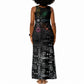 Afro Haiti Vodou Milokan Tank Maxi Dress