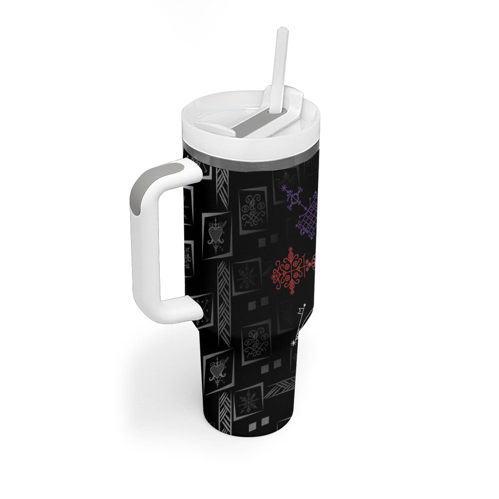 Afro Haiti Vodou Milokan Tumbler With Handle