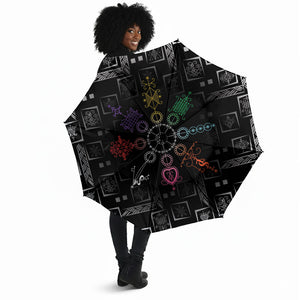 Afro Haiti Vodou Milokan Umbrella
