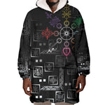 Afro Haiti Vodou Milokan Wearable Blanket Hoodie