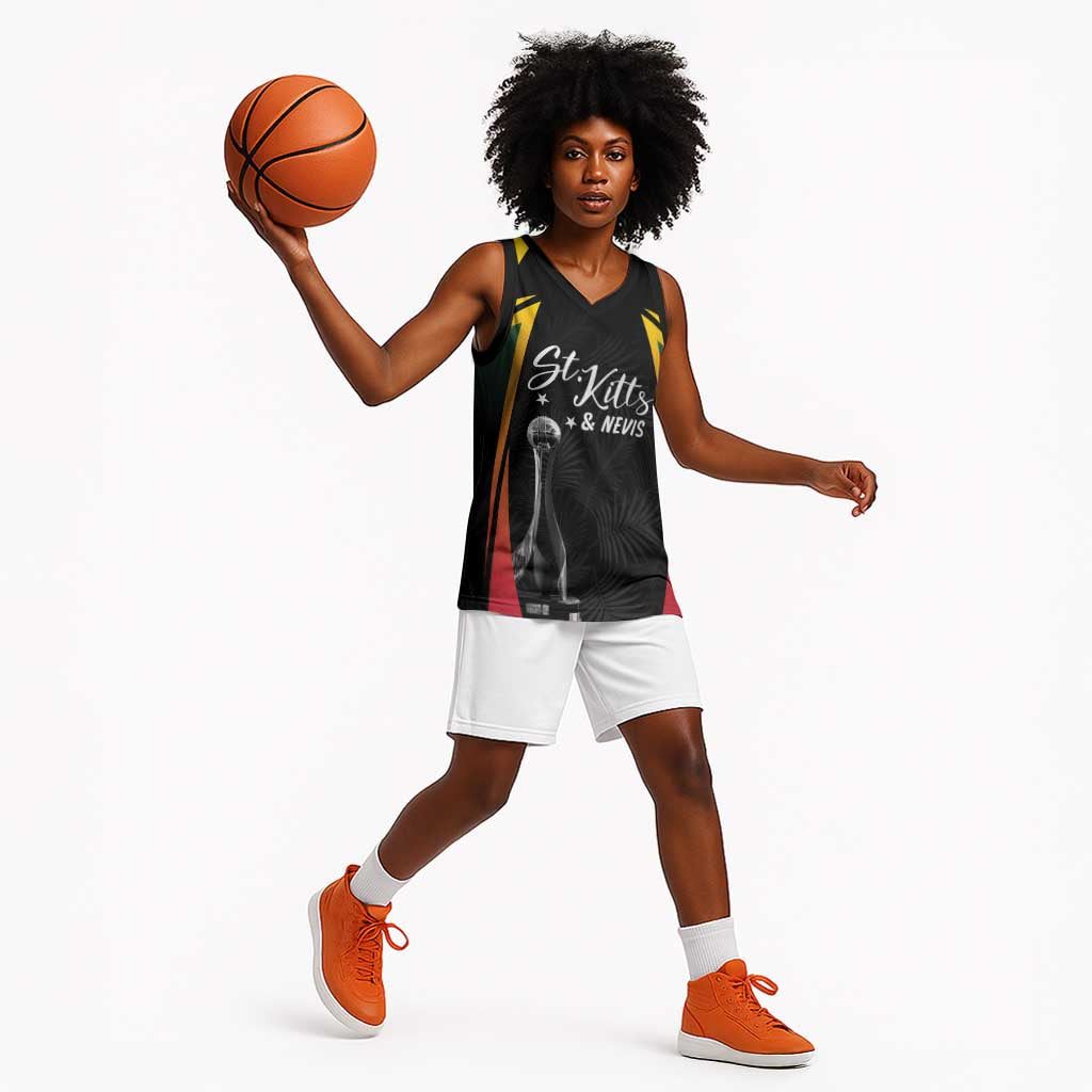 St Kitts and Nevis Cricket Custom Afro Basketball Jersey Go Patriots Go Champions LT7