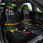 St Kitts and Nevis Cricket Afro Car Seat Cover Go Patriots Go Champions - African Pride