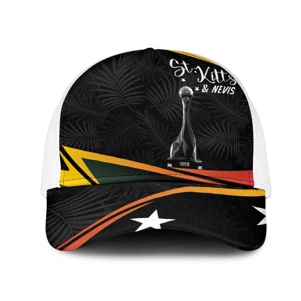 St Kitts Nevis Cricket Mesh Trucker Cap Go Patriots Go Champions - African Pride