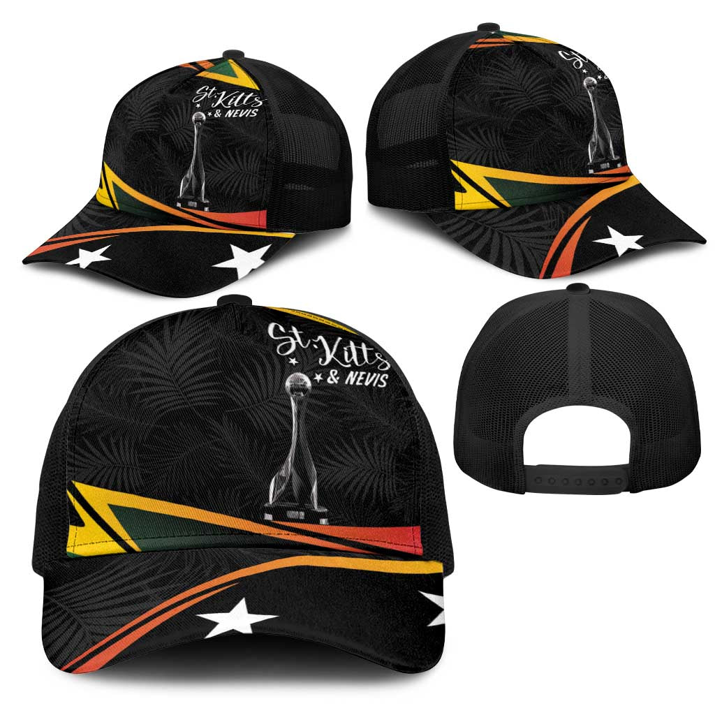 St Kitts Nevis Cricket Mesh Trucker Cap Go Patriots Go Champions - African Pride