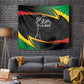 St Kitts and Nevis Cricket Afro Tapestry Go Patriots Go Champions - African Pride
