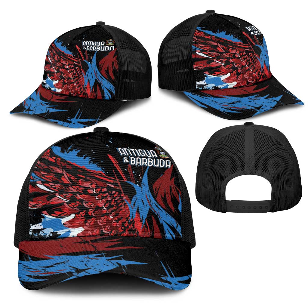 Antigua and Barbuda Cricket Baseball Net Cap Falcons Wings - Take Off - African Pride