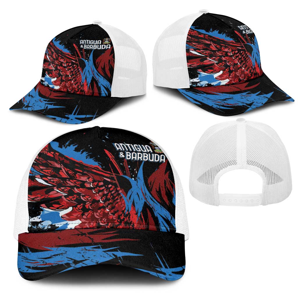 Antigua and Barbuda Cricket Baseball Net Cap Falcons Wings - Take Off - African Pride