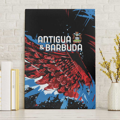 Afro-Antigua and Barbuda Cricket Canvas Wall Art Falcons Wings - Take Off - African Pride