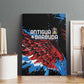 Afro-Antigua and Barbuda Cricket Canvas Wall Art Falcons Wings - Take Off - African Pride