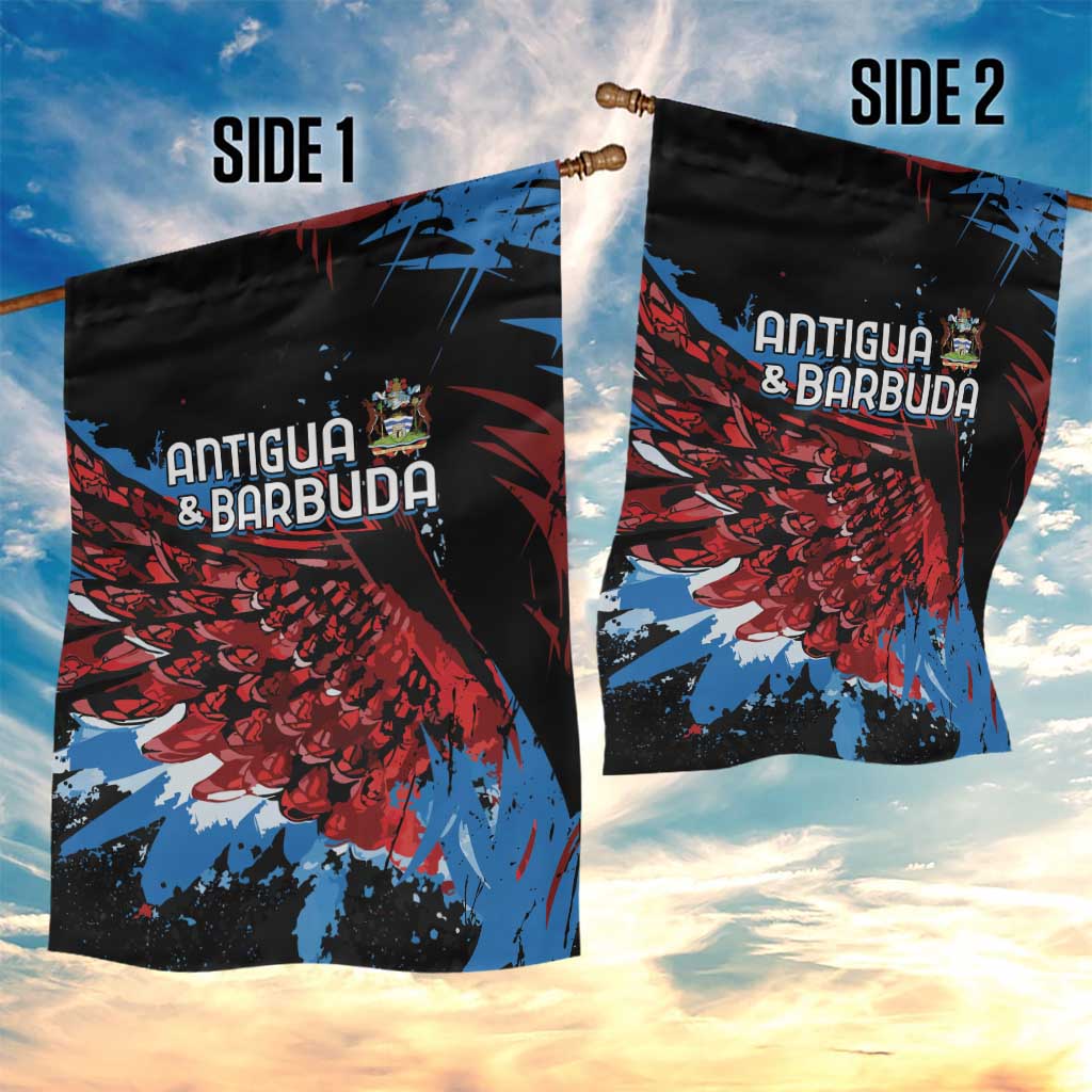Afro-Antigua and Barbuda Cricket Garden Flag Falcons Wings - Take Off - African Pride