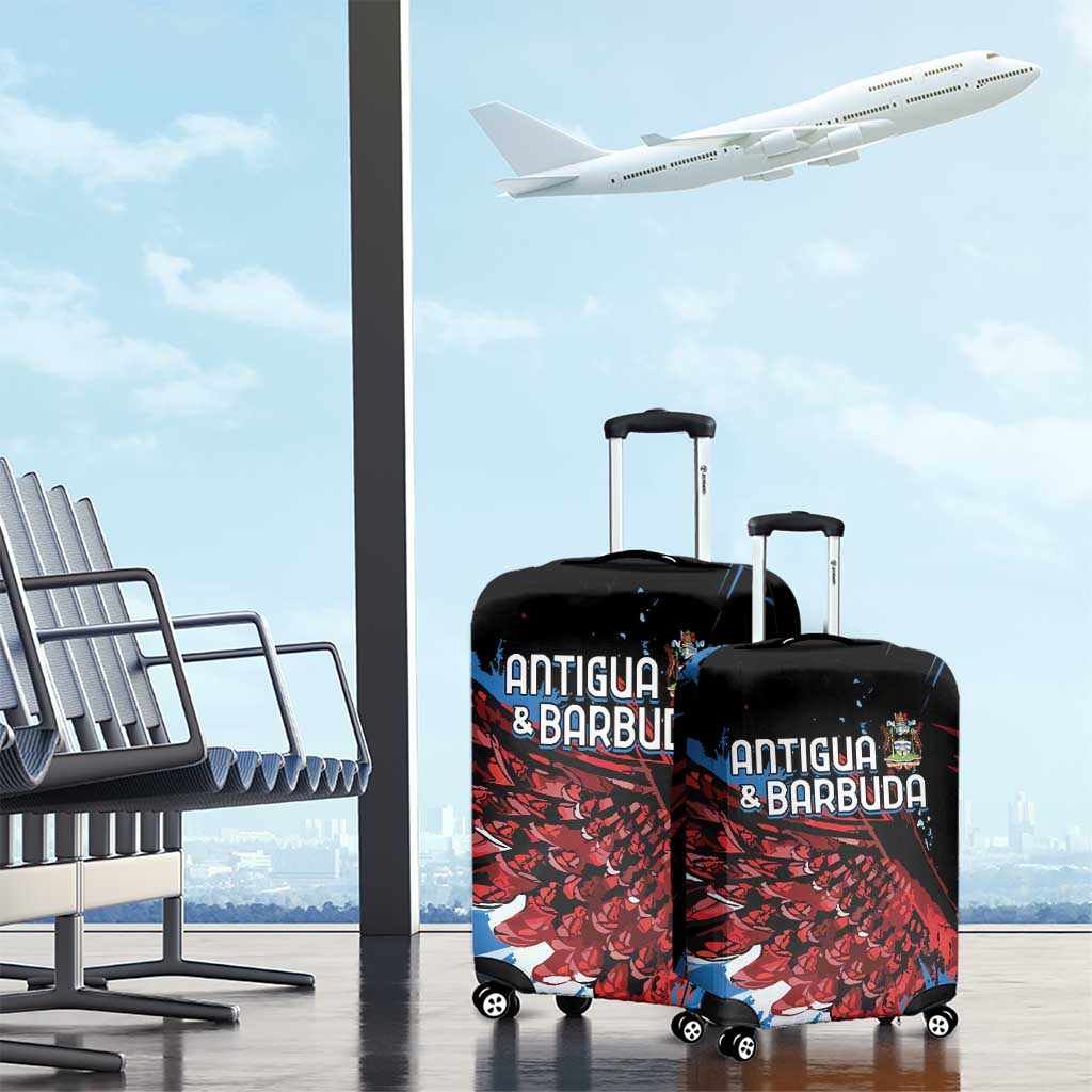 Afro-Antigua and Barbuda Cricket Luggage Cover Falcons Wings - Take Off - African Pride