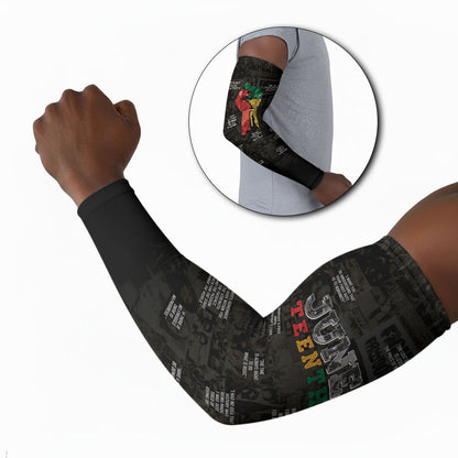Juneteenth Black History Arm Sleeves Inspirational Quotes Collage