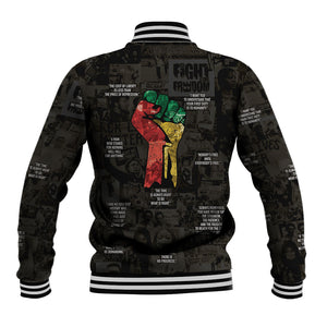 Juneteenth Black History Baseball Jacket Inspirational Quotes Collage