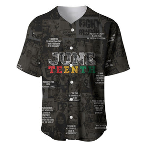Juneteenth Black History Baseball Jersey Inspirational Quotes Collage
