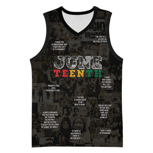 Juneteenth Black History Basketball Jersey Inspirational Quotes Collage