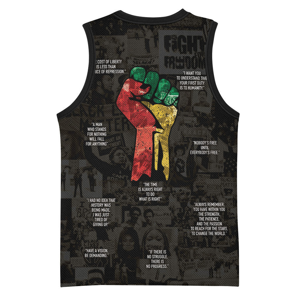 Juneteenth Black History Basketball Jersey Inspirational Quotes Collage