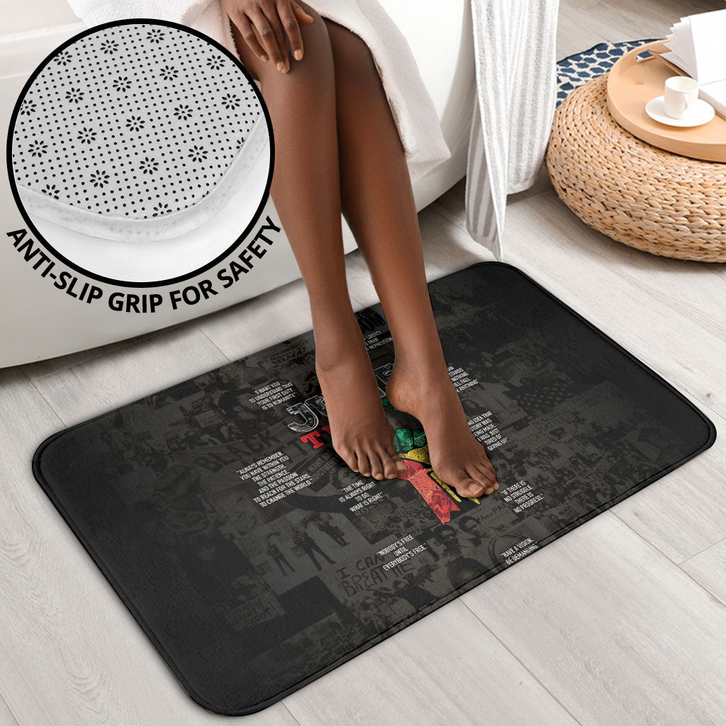 Juneteenth Black History Bathroom Set Inspirational Quotes Collage
