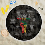 Juneteenth Black History Beach Blanket Inspirational Quotes Collage