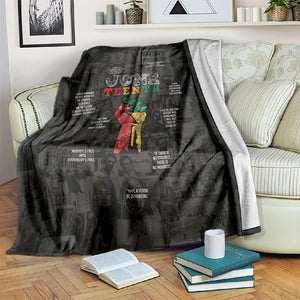 Juneteenth Black History Blanket Inspirational Quotes Collage